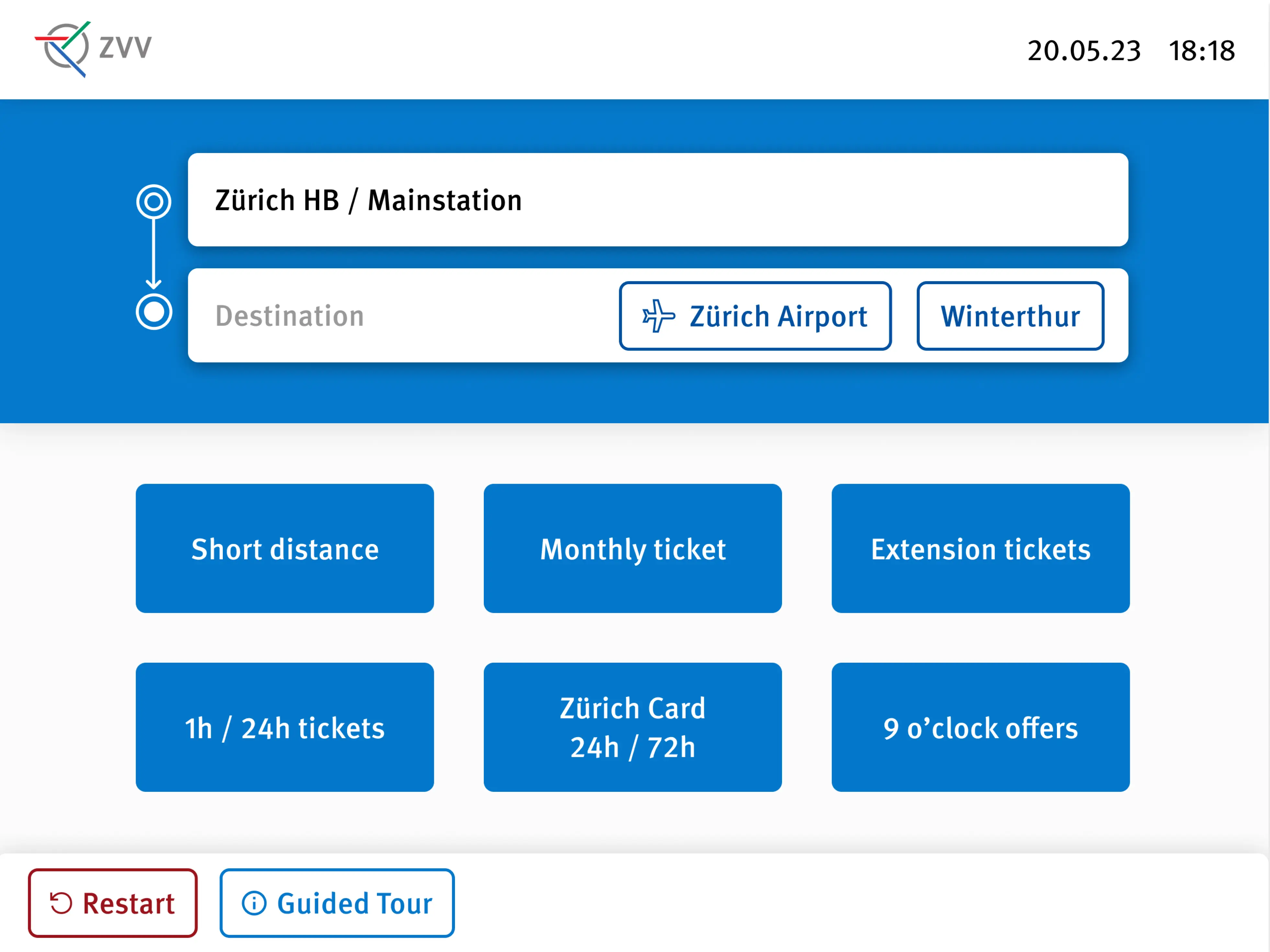 zvv-main-screen